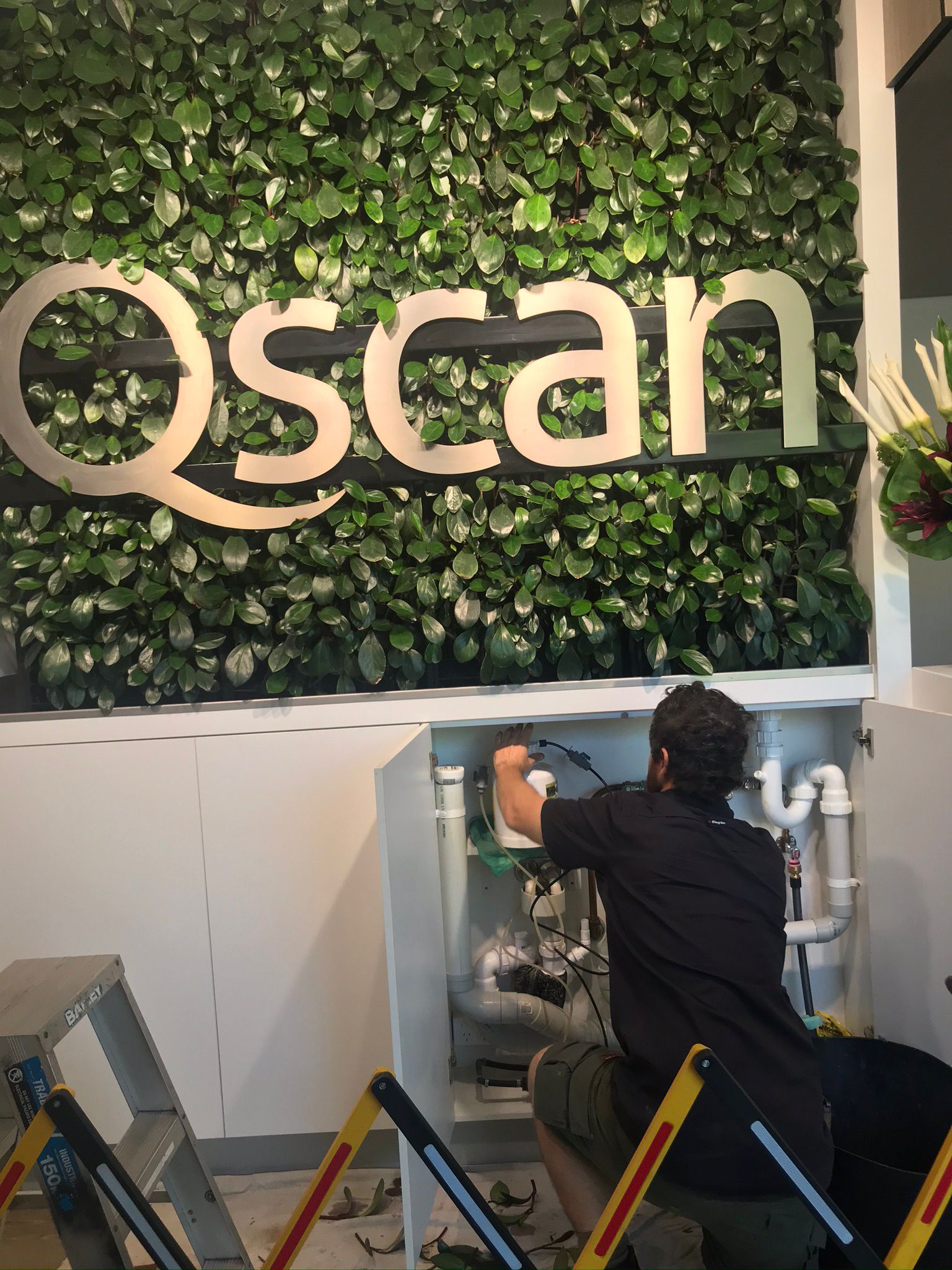 Vertical garden care visit